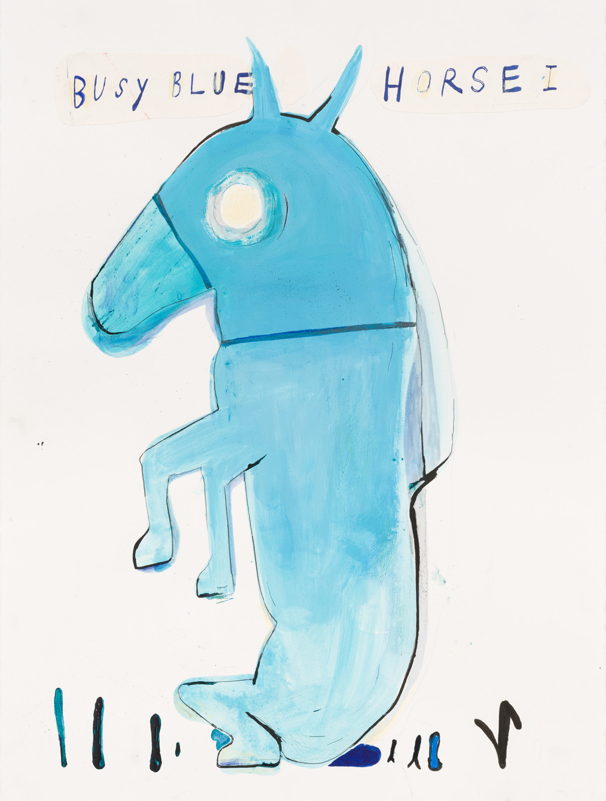 Busy horse