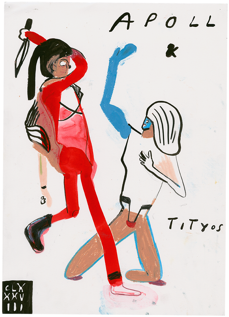 CLXXXVIII Apoll und Tityos